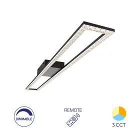 BRY-CRYSTAL-C-40W-3IN1-RMT-BLC-CEILING LIGHT
