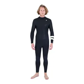 Neopreeni Hurley Advant 4/3 mm Back zip Musta