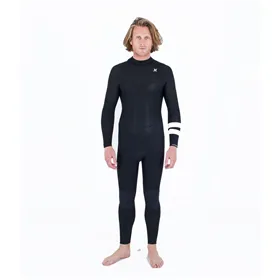Neopreeni Hurley Advant 4/3 mm Back zip Musta