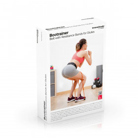 Belt with resistance bands for Glutes and Exercise Guide Bootrainer InnovaGoods