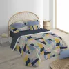 Nordic cover Decolores Jena Multicolour 175 Threads 240 x 220 cm
