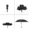 Folding Inverted Umbrella with LED Folbrella InnovaGoods