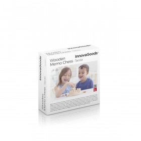 Wooden Memory Chess Taeda InnovaGoods 26 Pieces