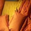 Fitted bottom sheet HappyFriday BASIC Mustard 140 x 200 x 32 cm