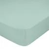 Fitted bottom sheet HappyFriday Basic Mint 200 x 200 x 32 cm
