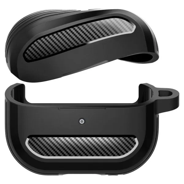 Spigen Rugged Armor - Case for Samsung Galaxy Buds 3 / 3 FE / 3 Pro (Matte Black)