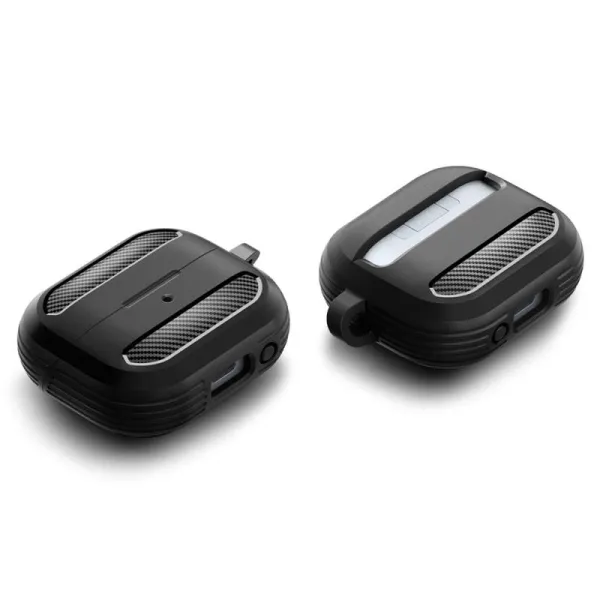 Spigen Rugged Armor - Case for Samsung Galaxy Buds 3 / 3 FE / 3 Pro (Matte Black)