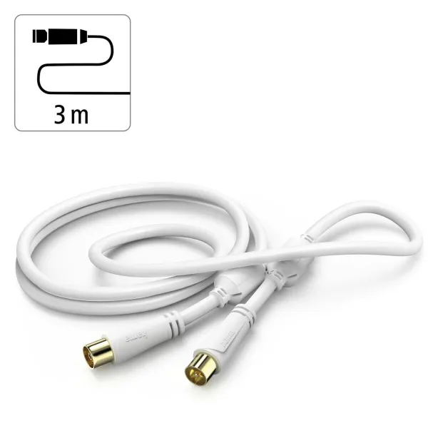 Кабель HDMI Hama 00205247 Белый 3 m