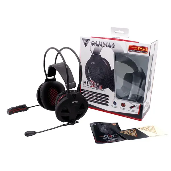 Gamdias Hebe V2 - Stereo Gaming Headset with microphone (PC-PS4)