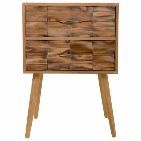 Naktsskapītis Alexandra House Living Dabisks 73 x 38 x 50 cm