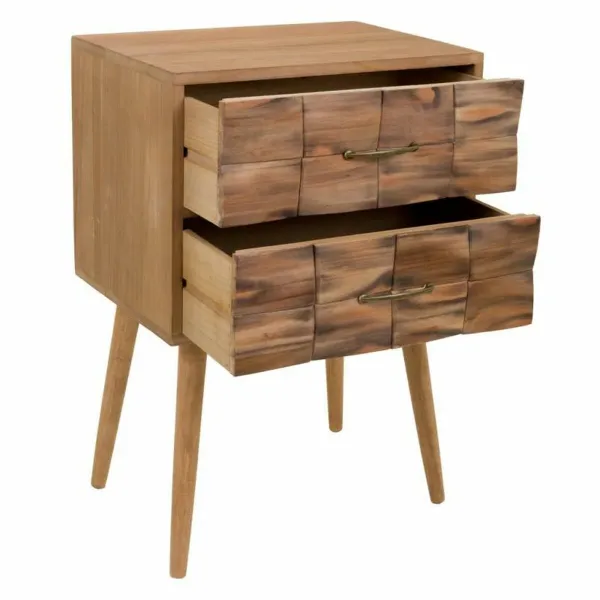 Naktsskapītis Alexandra House Living Dabisks 73 x 38 x 50 cm