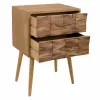 Naktsskapītis Alexandra House Living Dabisks 73 x 38 x 50 cm