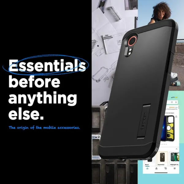 Spigen Tough Armor - Case for Samsung Galaxy XCover 7 Pro (Black)