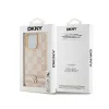 DKNY Leather Checkered Mono Pattern & Printed Stripes - Case for iPhone 15 Pro Max (pink)