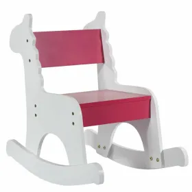 Кресло качалка Alexandra House Living Белый Красный Деревянный MDF 33 x 55 x 51,5 cm Детский Жираф