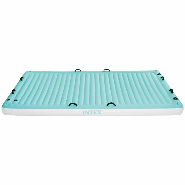 Надувной матрас Intex Water Lounge 310 x 183 cm Белый бирюзовый