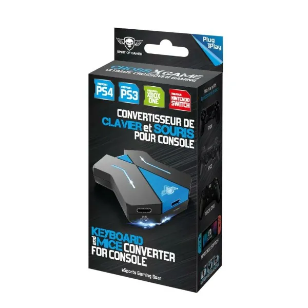 USB-keskitin Spirit of Gamer Crossgame Sininen