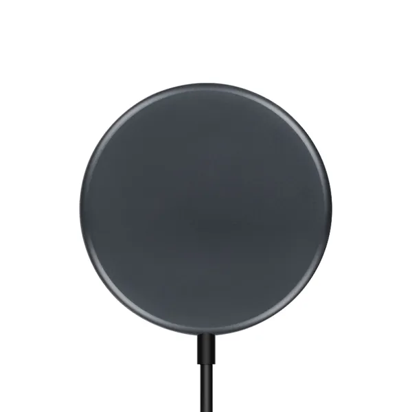 Crong MagSpot Wireless Charger – Aluminum MagSafe 15W Inductive Charger (Graphite)