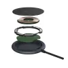 Crong MagSpot Wireless Charger – Aluminum MagSafe 15W Inductive Charger (Graphite)