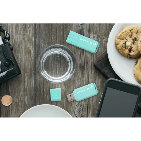 USB-pulk GoodRam UME3 Roheline Türkiissinine 64 GB