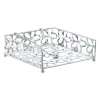 Salvešu Turētājs DKD Home Decor Margarita Sudrabains Metāls Plastmasa 18 x 19 x 6 cm