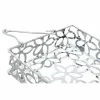Коробка для салфеток DKD Home Decor Маргарита Серебристый Металл Пластик 18 x 19 x 6 cm