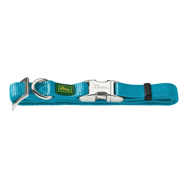 Šuns antkaklis Hunter Alu-Strong Turquoise 20 (30-45 cm)