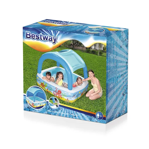 Inflatable pool with roof - BESTWAY 52192