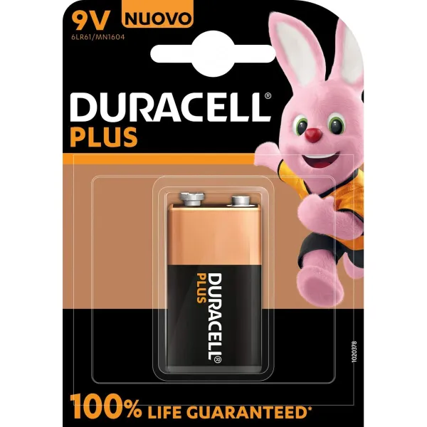 Šarminė baterija DURACELL 0502045950 9 V