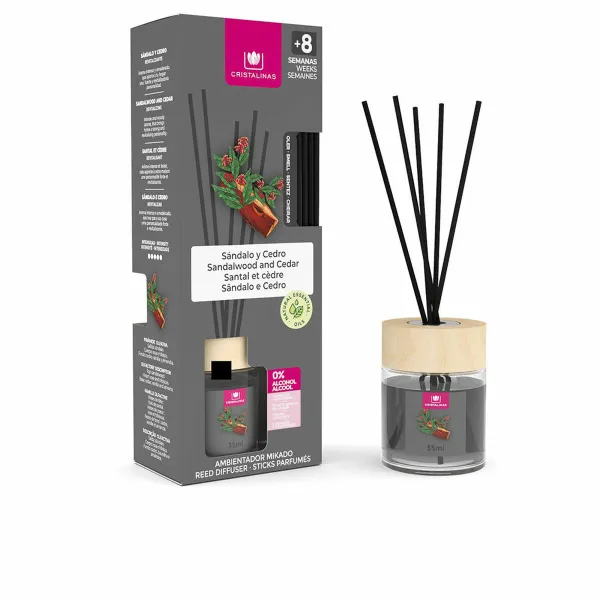 Aromātiskie Kociņi Cristalinas Sandalo-Cedro 35 ml