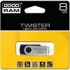 USB atmintukas GoodRam UTS2 USB 2.0 Juoda Sidabras 8 GB (1 vnt.)
