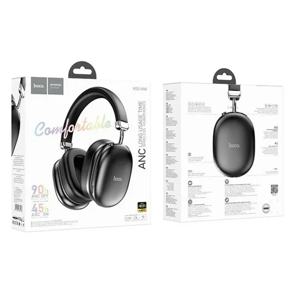 Wireless Headphones Hoco W35 Max Auspicious Black