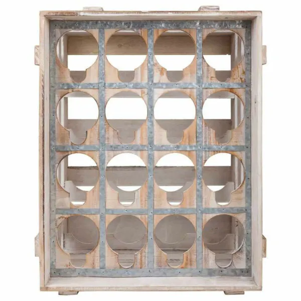 Подставка под бутылки Alexandra House Living Натуральный древесина ели 55 x 32 x 41 cm 16 бутылок Коробка