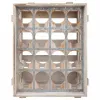 Bottle rack Alexandra House Living Natural Fir wood 55 x 32 x 41 cm 16 bottles Box