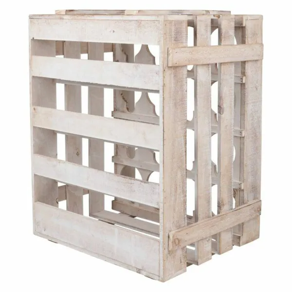 Подставка под бутылки Alexandra House Living Натуральный древесина ели 55 x 32 x 41 cm 16 бутылок Коробка