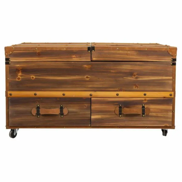 Bottle rack Alexandra House Living Natural Fir wood 60 x 55 x 100 cm