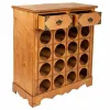 Подставка под бутылки Alexandra House Living PVC Деревянный Железо 31 x 69 x 63 cm С ящиками