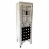 Bottle rack Alexandra House Living White Wood Elm wood 45 x 170 x 55 cm