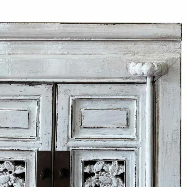 Pulloteline Alexandra House Living Valkoinen Puu Jalava 45 x 170 x 55 cm