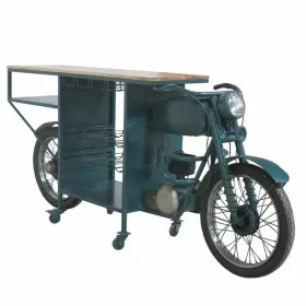 Bottle rack bar Alexandra House Living Drive Blue 45 x 100 x 210 cm