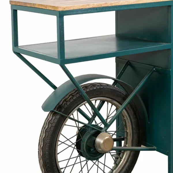 Bottle rack bar Alexandra House Living Drive Blue 45 x 100 x 210 cm
