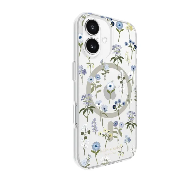 Kate Spade New York Protective MagSafe - Case for iPhone 16 (Precious Bloom)