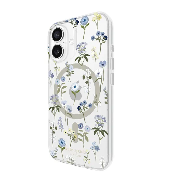 Kate Spade New York Protective MagSafe - Case for iPhone 16 (Precious Bloom)