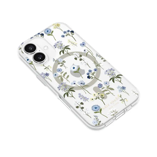 Kate Spade New York Protective MagSafe - Case for iPhone 16 (Precious Bloom)