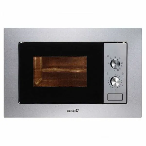 Sisäänrakennettu mikroaaltouuni grillillä Cata MC20IX 20 L 800W Teräs 800 W 20 L