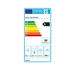 Parastais pārvalks Balay 3BC696MB 90 cm 600 m3/h 69 dB 220W Balts