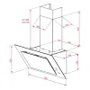 Įprastas gaubtas Teka 112930042 70 cm 700 m3/h 61 dB 280W Balta A+
