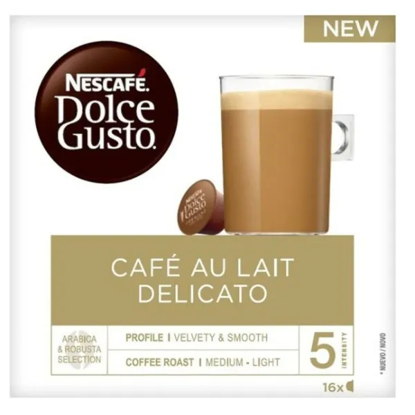 Kahvikapselit Nescafé Dolce Gusto Au Lait Delicato (16 uds)