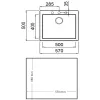 Раковина с одной мойкой Teka Forsquare 50.40 TG Белый