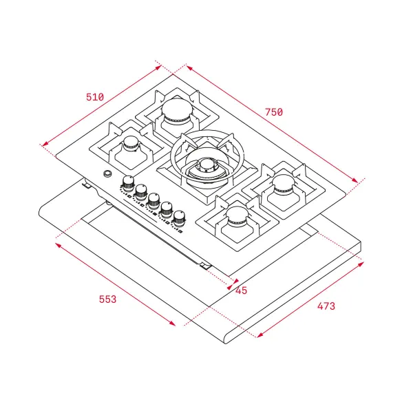 Induction Hot Plate Teka EFX 70.1 5G AI AL DR CI